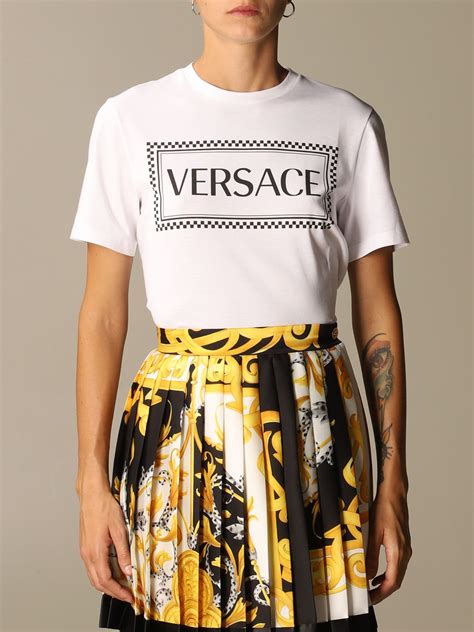 versace shirt womens white|women's gianni versace t shirts.